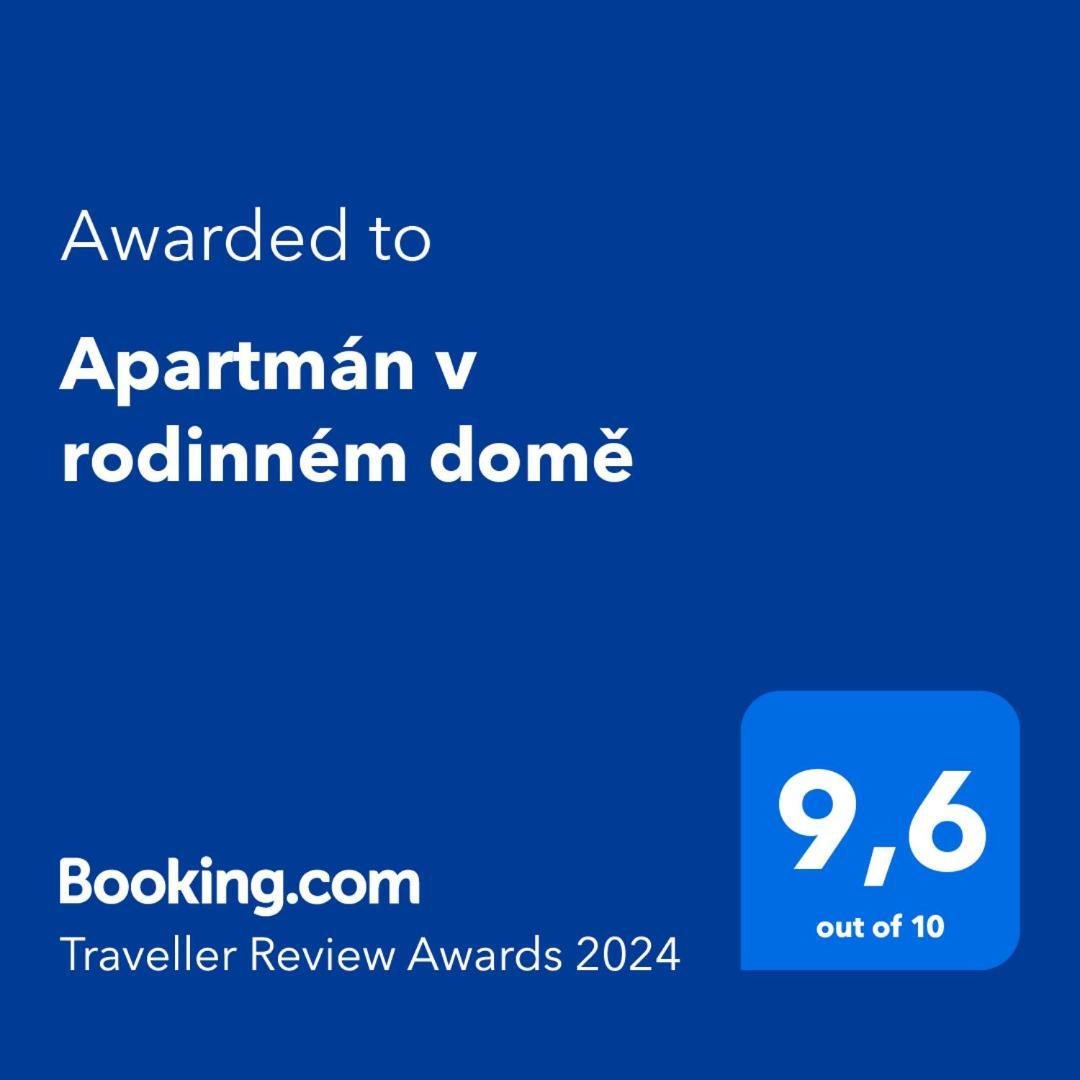 Apartman V Rodinnem Dome Яромерж Экстерьер фото
